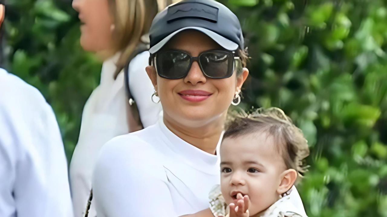 Priyanka Chopra Shares Sweet Moments with Daughter Malti Marie on Set