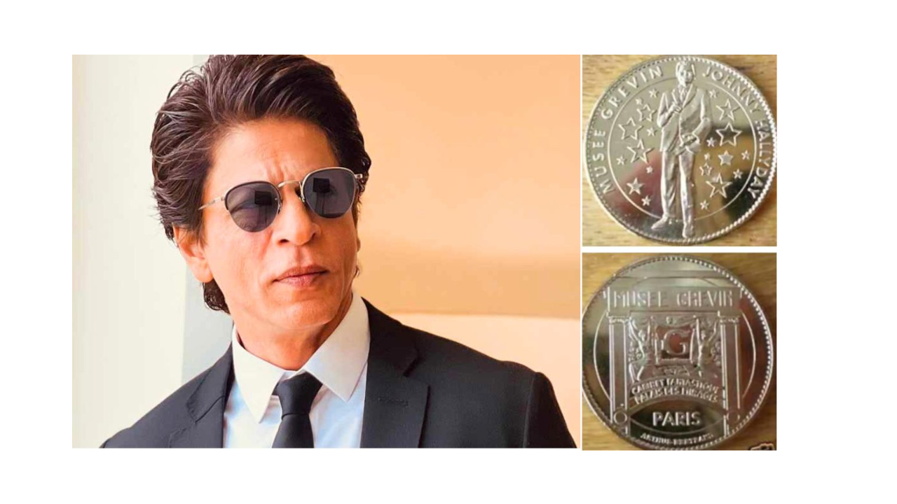 Shah Rukh Khan Honored with Gold Coin by Grevin Museum