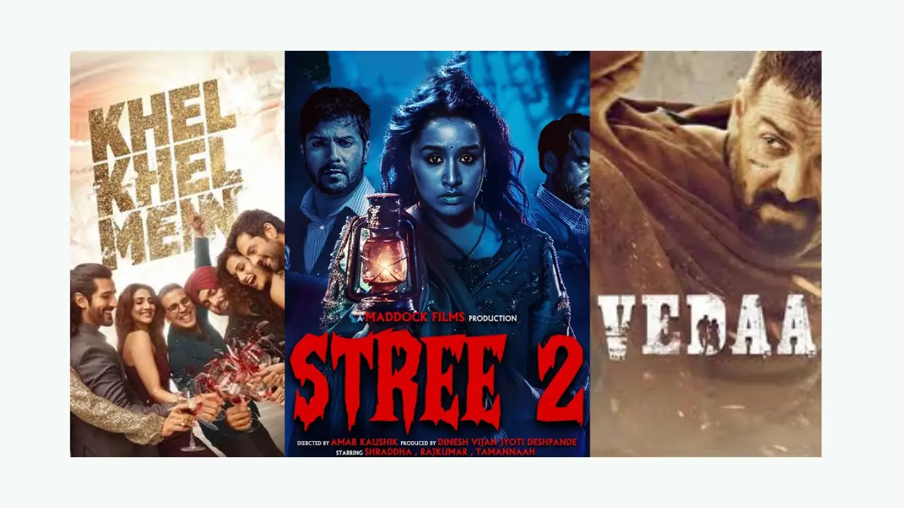 Box Office Collection: Stree 2 vs Khel Khel Mein vs Vedaa – 5-Day Showdown