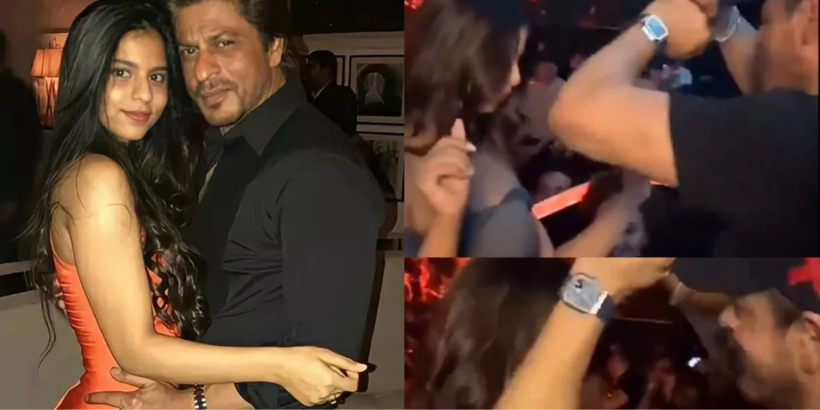 Shah Rukh Khan And Suhana Khan Adorable Dance Moment In Dubai